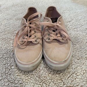 Pink Vans Canvas Sneakers